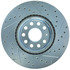 227.33098R by CENTRIC - Select Sport Drilled & Slotted Rotor, Right