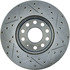 227.33110R by CENTRIC - Select Sport Drilled & Slotted Rotor, Right