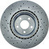 227.33138L by CENTRIC - Select Sport Drilled & Slotted Rotor, Left