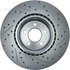 227.33138R by CENTRIC - Select Sport Drilled & Slotted Rotor, Right