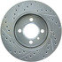 227.34018L by CENTRIC - Select Sport Drilled & Slotted Rotor, Left