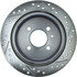 227.34019R by CENTRIC - Select Sport Drilled & Slotted Rotor, Right