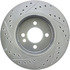 227.34067L by CENTRIC - Select Sport Drilled & Slotted Rotor, Left