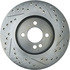 227.34067R by CENTRIC - Select Sport Drilled & Slotted Rotor, Right