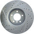 227.34070L by CENTRIC - Select Sport Drilled & Slotted Rotor, Left