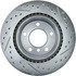 227.34078R by CENTRIC - Select Sport Drilled & Slotted Rotor, Right