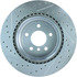 227.34080L by CENTRIC - Select Sport Drilled & Slotted Rotor, Left