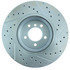 227.34093R by CENTRIC - Select Sport Drilled & Slotted Rotor, Right