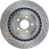 227.35119 by CENTRIC - C-Tek Standard Drilled and Slotted Brake Rotor