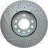 227.38012L by CENTRIC - Select Sport Drilled & Slotted Rotor, Left