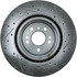 227.35138R by CENTRIC - Select Sport Drilled & Slotted Rotor, Right