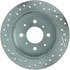 227.40017L by CENTRIC - Select Sport Drilled & Slotted Rotor, Left