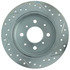 227.40017R by CENTRIC - Select Sport Drilled & Slotted Rotor, Right
