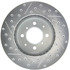 227.40021L by CENTRIC - Select Sport Drilled & Slotted Rotor, Left