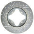 227.40022L by CENTRIC - Select Sport Drilled & Slotted Rotor, Left