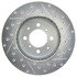 227.40021R by CENTRIC - Select Sport Drilled & Slotted Rotor, Right