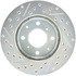 227.40023L by CENTRIC - Select Sport Drilled & Slotted Rotor, Left