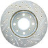 227.40023R by CENTRIC - Select Sport Drilled & Slotted Rotor, Right