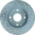 227.40024R by CENTRIC - Select Sport Drilled & Slotted Rotor, Right