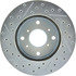227.40039L by CENTRIC - Select Sport Drilled & Slotted Rotor, Left