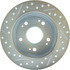 227.40040L by CENTRIC - Select Sport Drilled & Slotted Rotor, Left