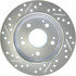 Centric 227.40042L Disc Brake Rotor Select Sport Drilled & Slotted Rotor, Left