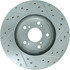 227.40046R by CENTRIC - Select Sport Drilled & Slotted Rotor, Right