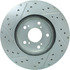 227.40046L by CENTRIC - Select Sport Drilled & Slotted Rotor, Left