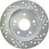 227.40042R by CENTRIC - Select Sport Drilled & Slotted Rotor, Right