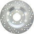 227.40050R by CENTRIC - Select Sport Drilled & Slotted Rotor, Right