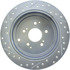 227.40053L by CENTRIC - Select Sport Drilled & Slotted Rotor, Left