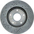 227.40056L by CENTRIC - Select Sport Drilled & Slotted Rotor, Left