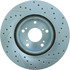 227.40057R by CENTRIC - Select Sport Drilled & Slotted Rotor, Right