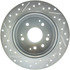 227.40061L by CENTRIC - Select Sport Drilled & Slotted Rotor, Left