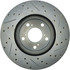 227.40075R by CENTRIC - Select Sport Drilled & Slotted Rotor, Right