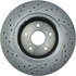 227.40090L by CENTRIC - Select Sport Drilled & Slotted Rotor, Left