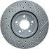 227.40071R by CENTRIC - Select Sport Drilled & Slotted Rotor, Right