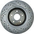 227.40090R by CENTRIC - Select Sport Drilled & Slotted Rotor, Right