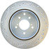 227.42047L by CENTRIC - Select Sport Drilled & Slotted Rotor, Left