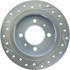 227.42054L by CENTRIC - Select Sport Drilled & Slotted Rotor, Left