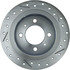 227.42054R by CENTRIC - Select Sport Drilled & Slotted Rotor, Right