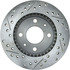 227.42060L by CENTRIC - Select Sport Drilled & Slotted Rotor, Left