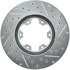 227.42063R by CENTRIC - Select Sport Drilled & Slotted Rotor, Right