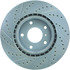 227.42074L by CENTRIC - Select Sport Drilled & Slotted Rotor, Left