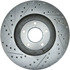 227.42075L by CENTRIC - Select Sport Drilled & Slotted Rotor, Left