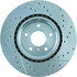 227.42076R by CENTRIC - Select Sport Drilled & Slotted Rotor, Right