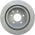 227.42077R by CENTRIC - Select Sport Drilled & Slotted Rotor, Right