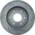 227.42081R by CENTRIC - Select Sport Drilled & Slotted Rotor, Right