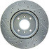 227.42083L by CENTRIC - Select Sport Drilled & Slotted Rotor, Left