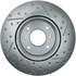 227.42083R by CENTRIC - Select Sport Drilled & Slotted Rotor, Right